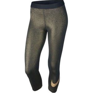 Nike Pro Metallic Training Capris